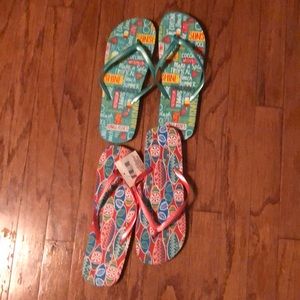 Brand new flip flops